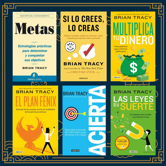Pack Brian Tracy – 6 Libros para el Éxito Personal y Financiero