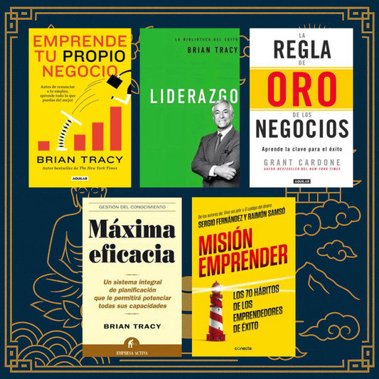Pack Emprende tu negocio – 5 libros clave para iniciar y hacer crecer tu emprendimiento