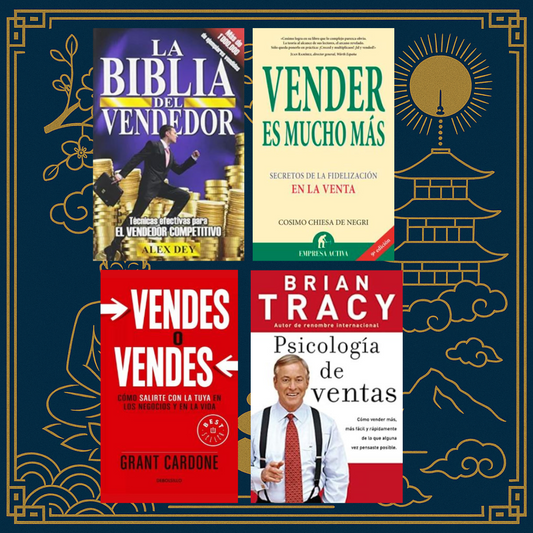Pack Aumenta tus ventas – 4 libros imprescindibles para dominar el arte de vender